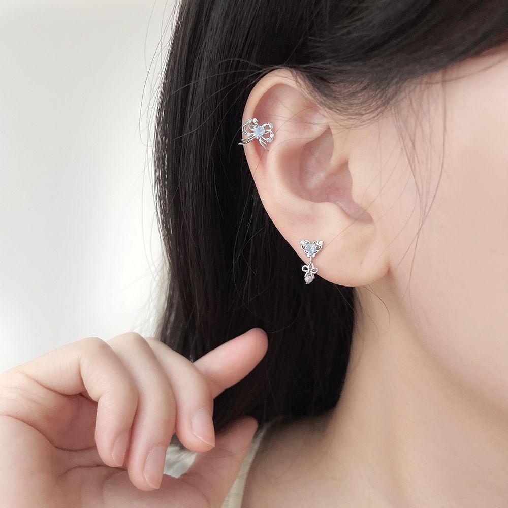 [Surgical] Cubic Flower (2 Colors) 16G Body Piercing Back Piercing Cartilage Piercing 