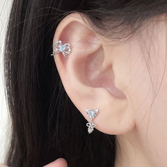 [Surgical] Cubic Flower (2 Colors) 16G Body Piercing Back Piercing Cartilage Piercing 