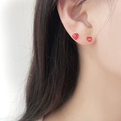 [ผ่าตัด] ดอกไม้ลูกบาศก์ (2 สี) 16G เจาะร่างกาย เจาะหลัง เจาะกระดูกอ่อน 