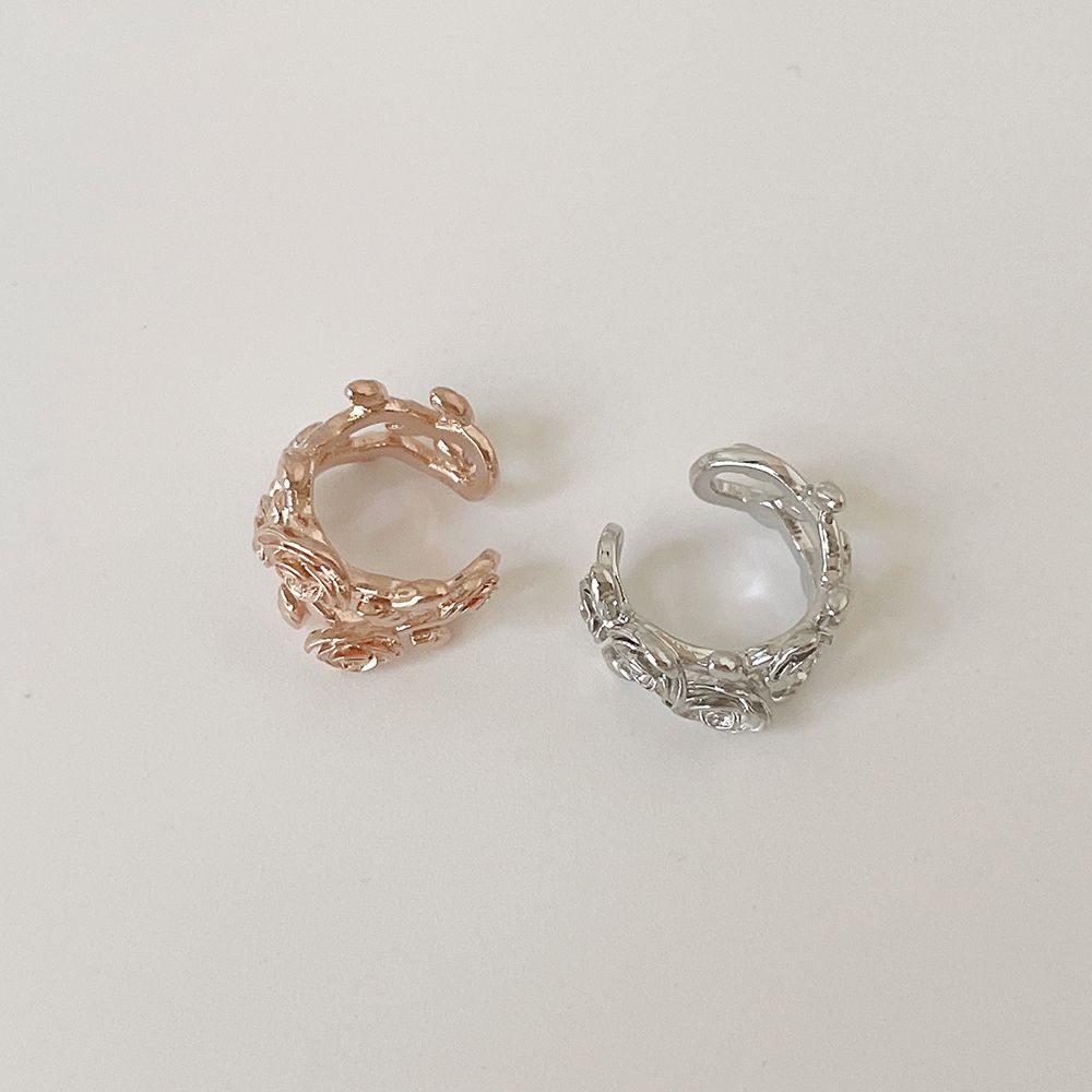 Flower Double Ear Cuff (2 Colors) 