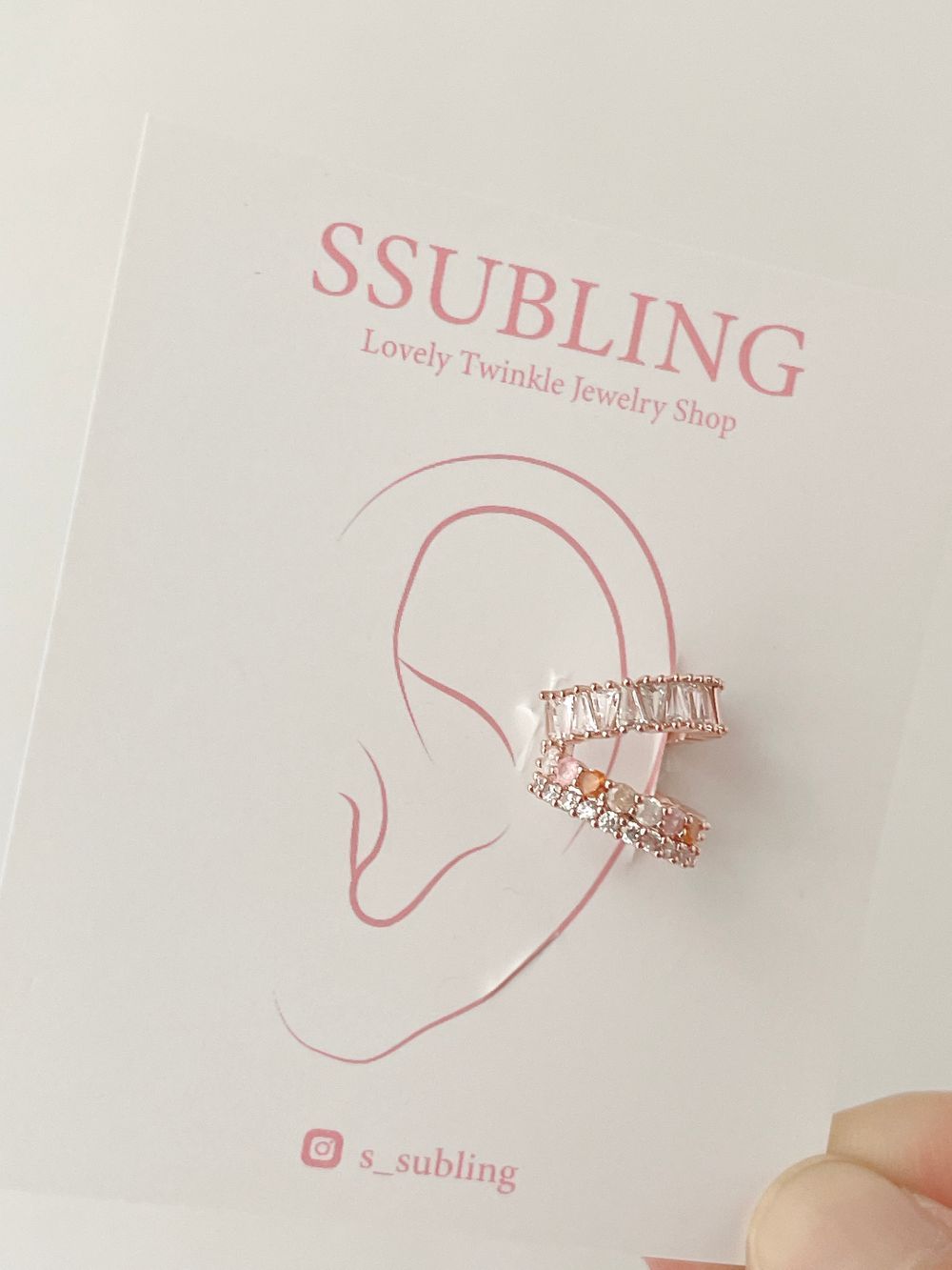 Flower Double Ear Cuff (2 Colors) 
