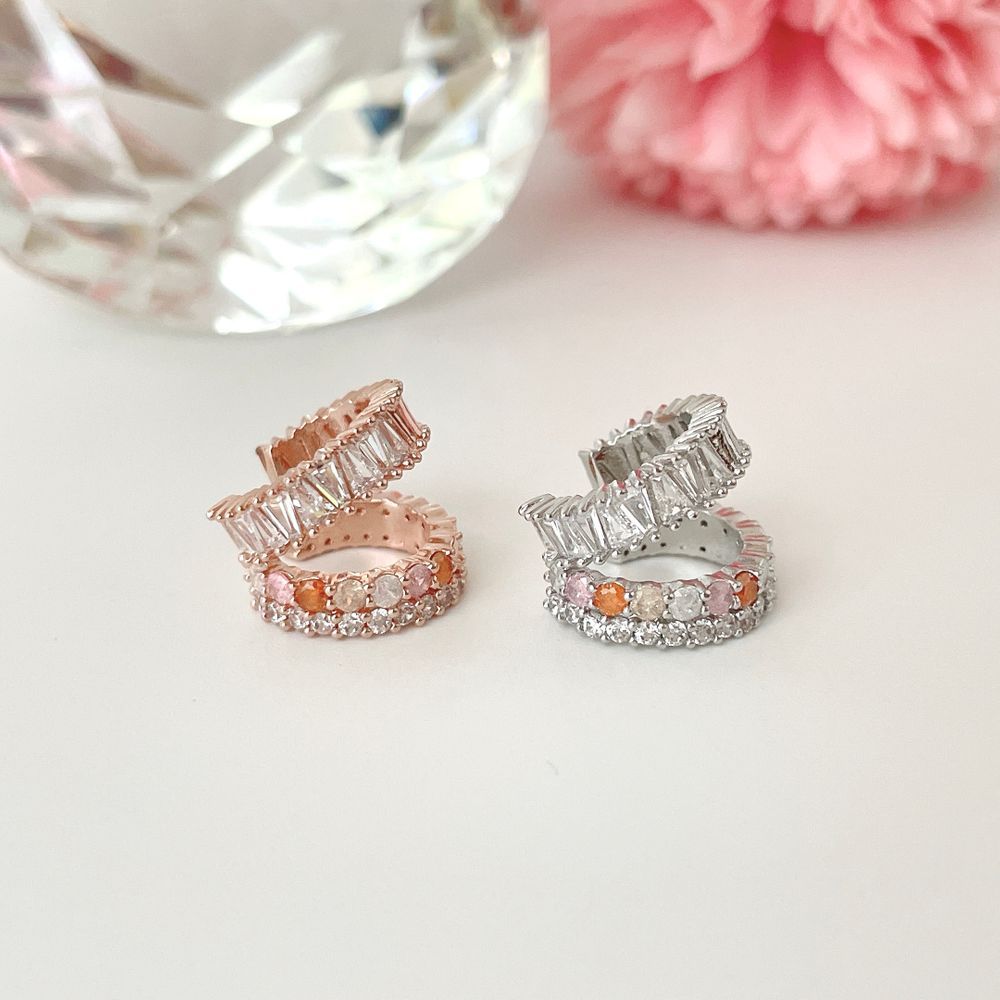 Flower Double Ear Cuff (2 Colors) 