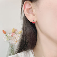 [サージカル]チェリー ワンタッチ リングピアス