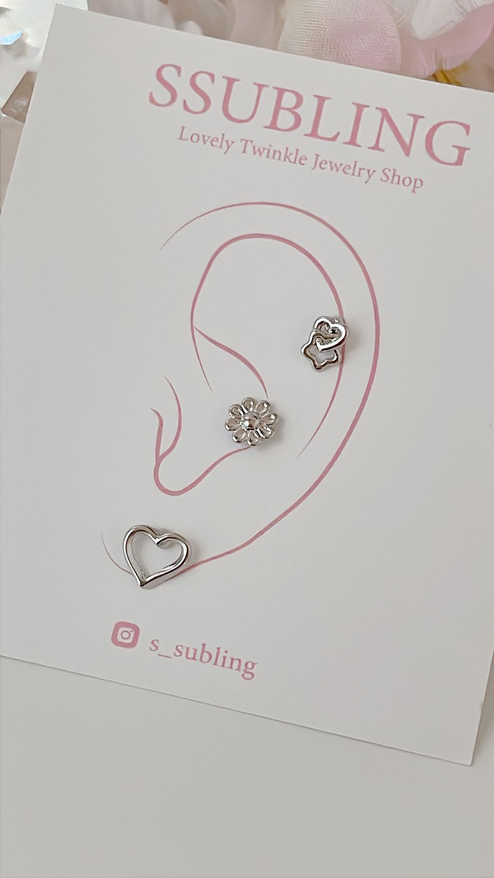 [Surgical] Star Drop Cubic (3 Types 2 Colors) 16G 