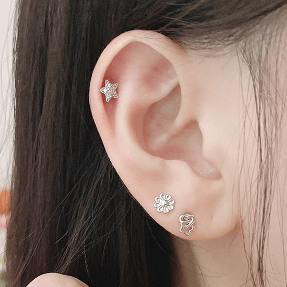 [Surgical] Star Drop Cubic (3 Types 2 Colors) 16G 