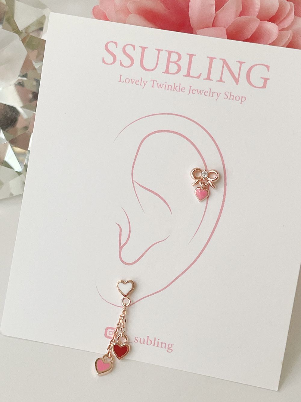 [Surgical] Star Drop Cubic (3 แบบ 2 สี) 16G 