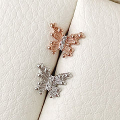[サージカル]華やか 蝶々モチーフ ボディピアス (2Color) 16G バタフライ