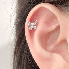 [サージカル]華やか 蝶々モチーフ ボディピアス (2Color) 16G バタフライ