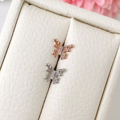 [サージカル]華やか 蝶々モチーフ ボディピアス (2Color) 16G バタフライ