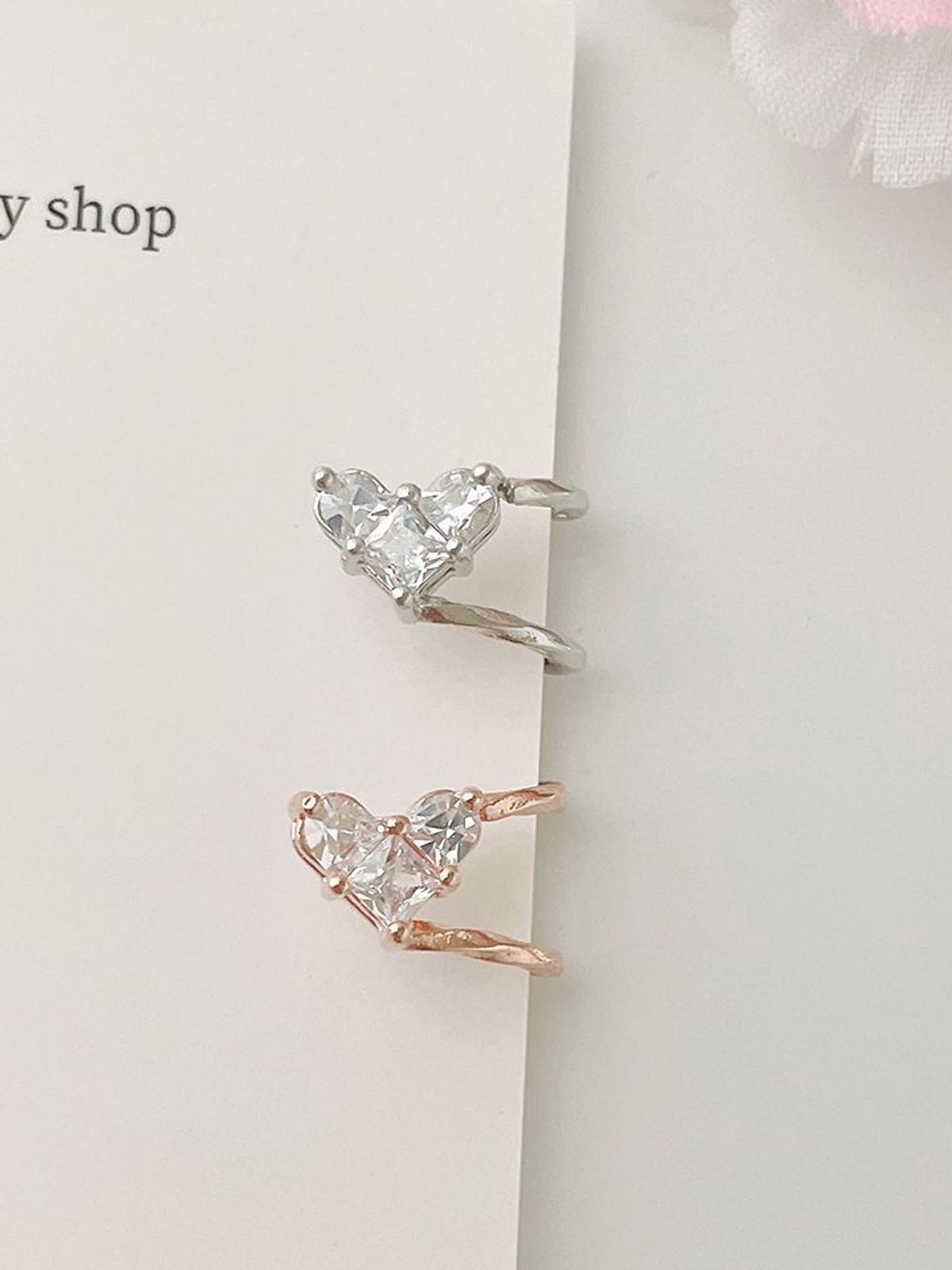 Flower Double Ear Cuff (2 Colors) 