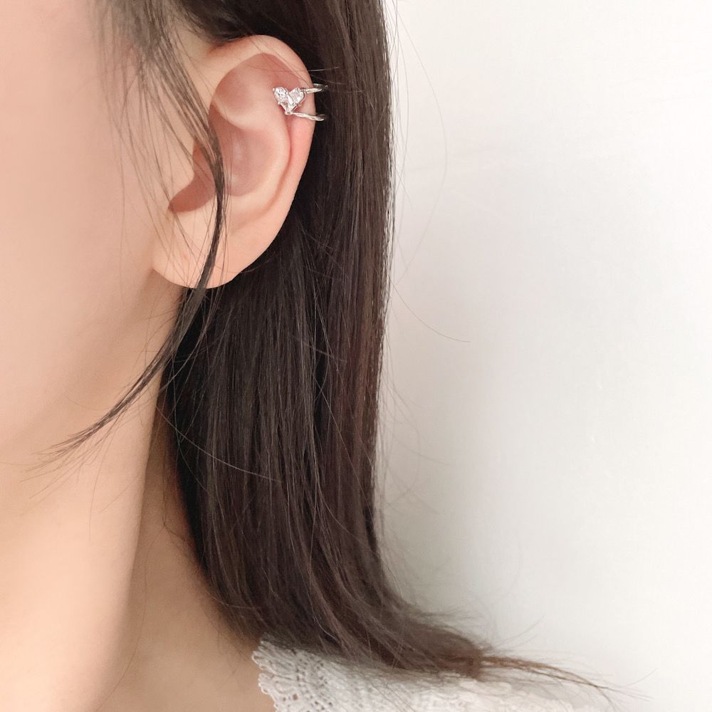 Flower Double Ear Cuff (2 Colors) 