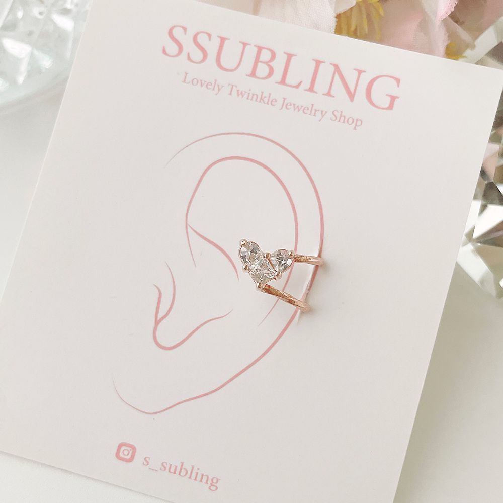 Flower Double Ear Cuff (2 Colors) 