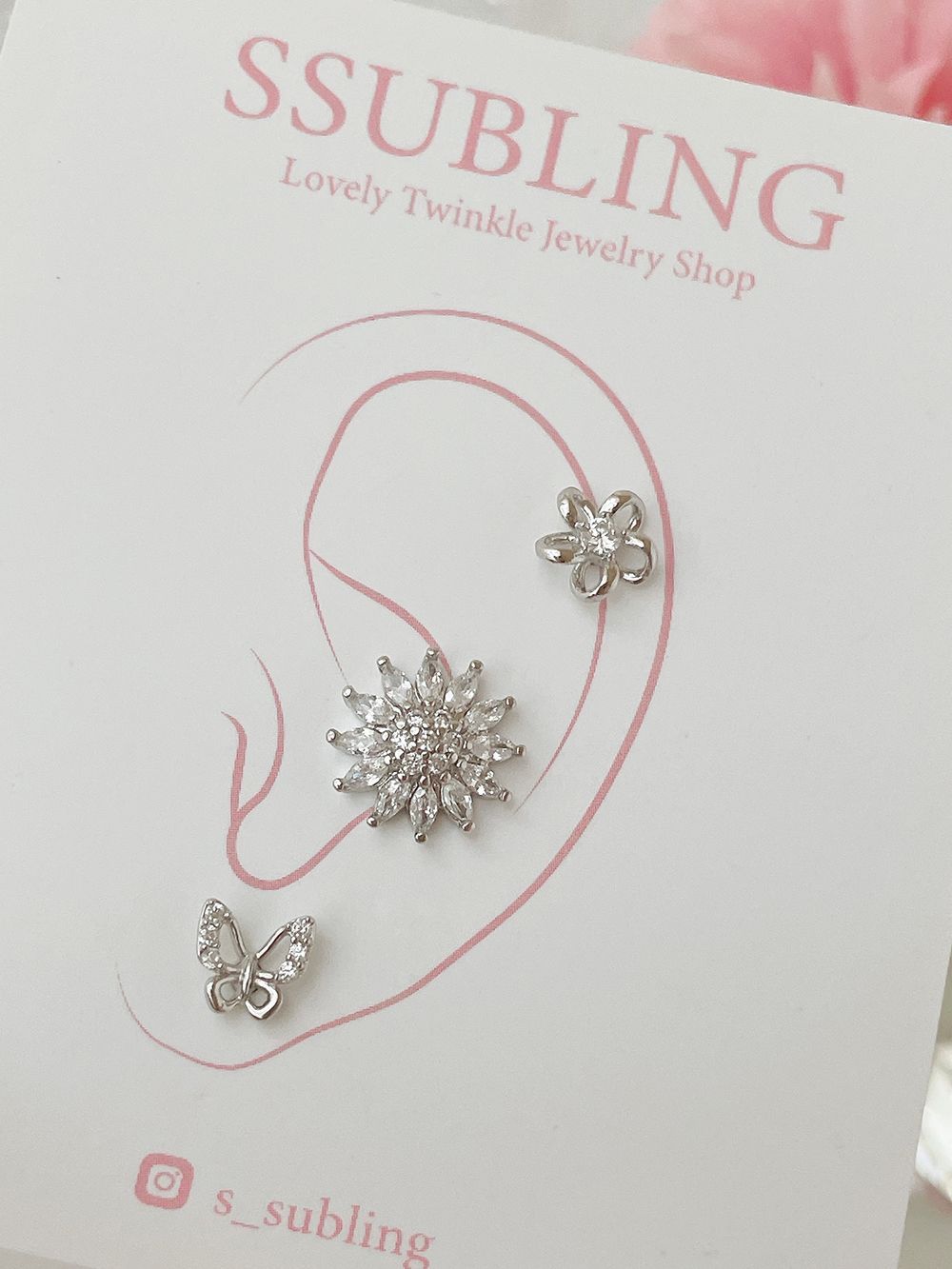 [Surgical] Star Drop Cubic (3 Types 2 Colors) 16G 