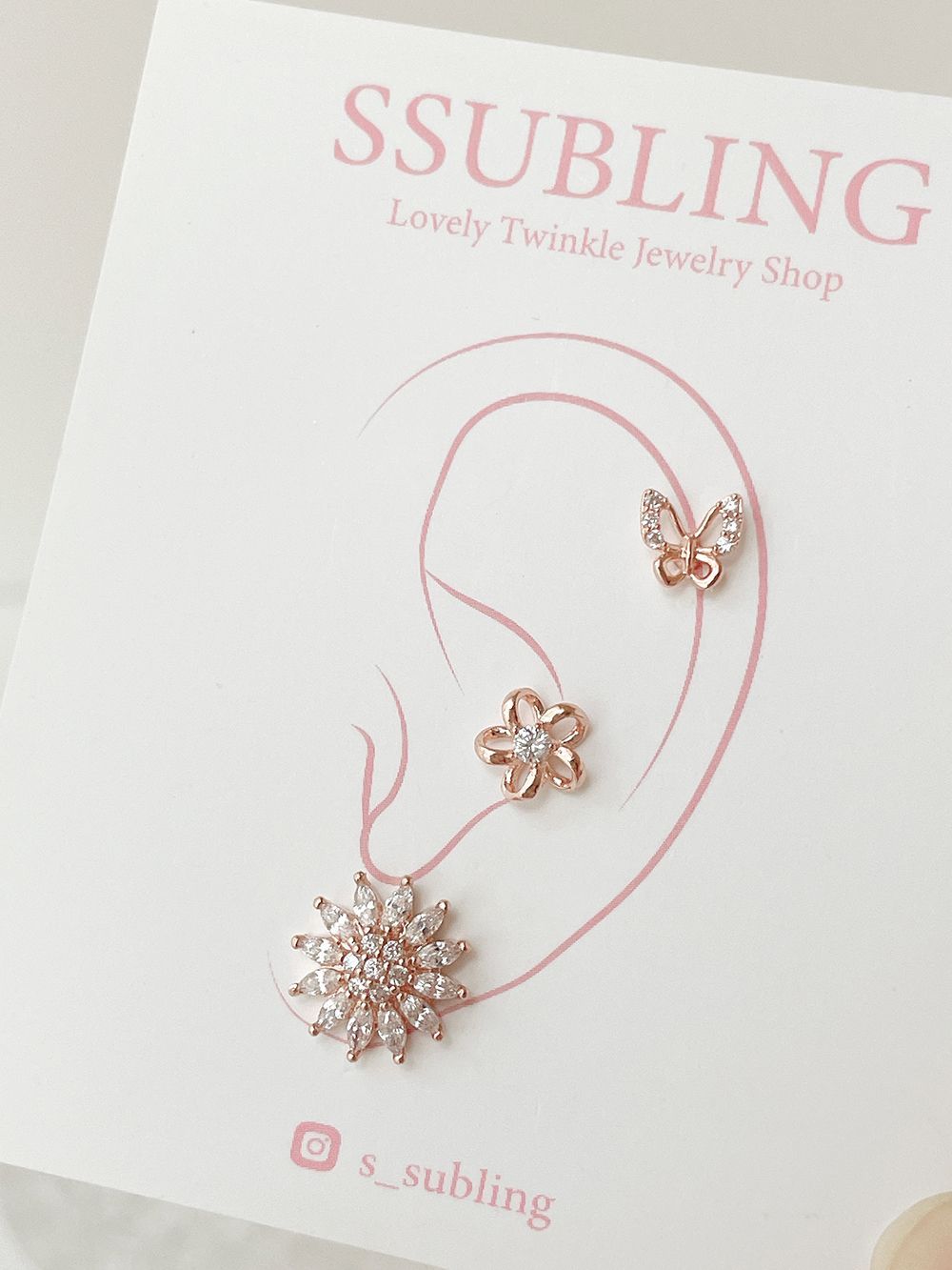 [Surgical] Star Drop Cubic (3 Types 2 Colors) 16G 