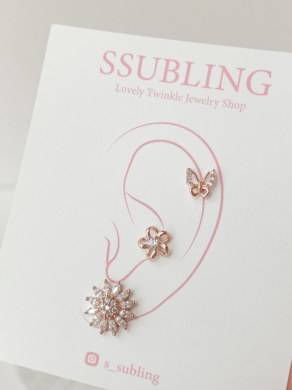 [Surgical] Star Drop Cubic (3 Types 2 Colors) 16G 