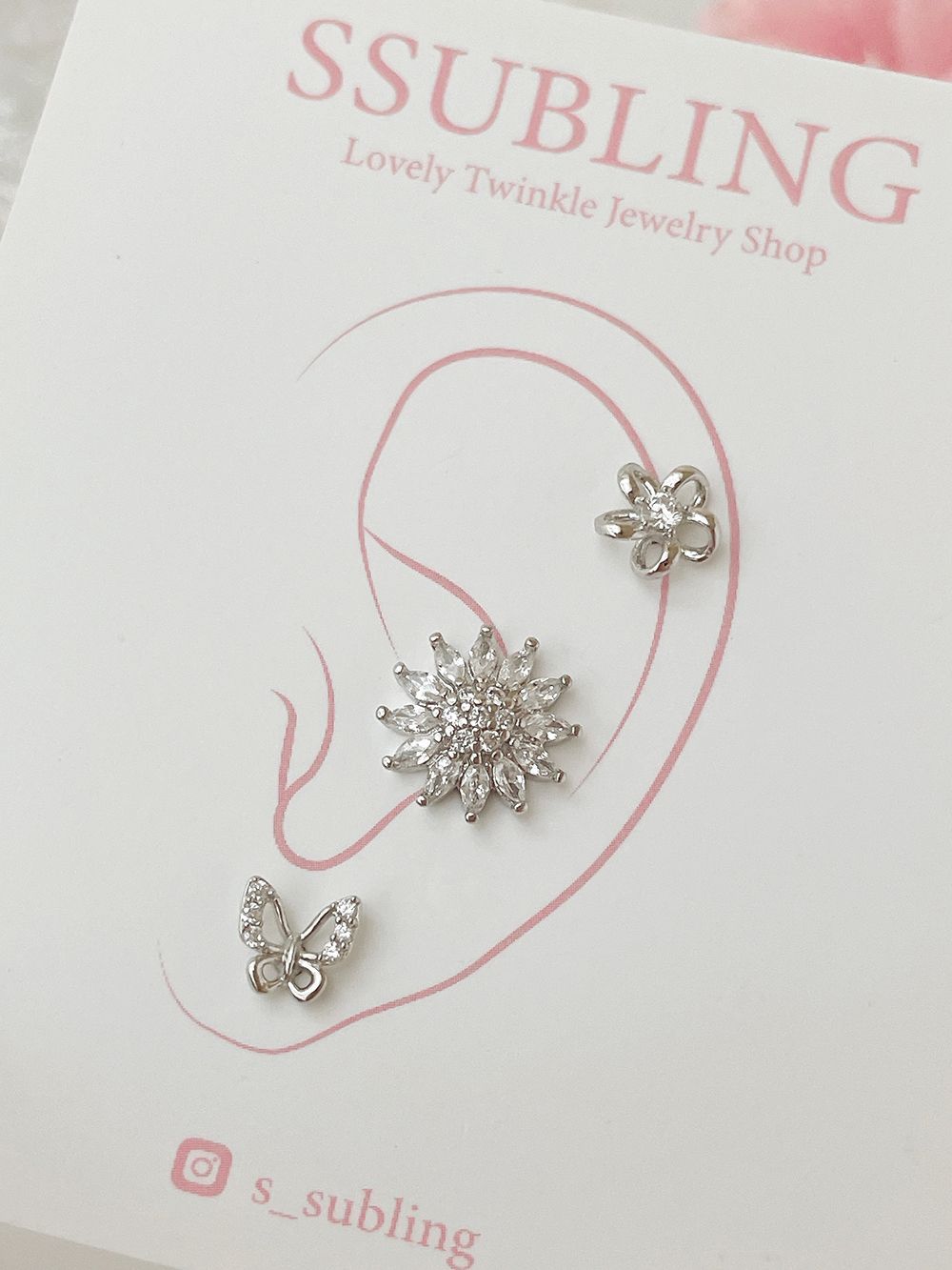 [Surgical] Star Drop Cubic (3 Types 2 Colors) 16G 