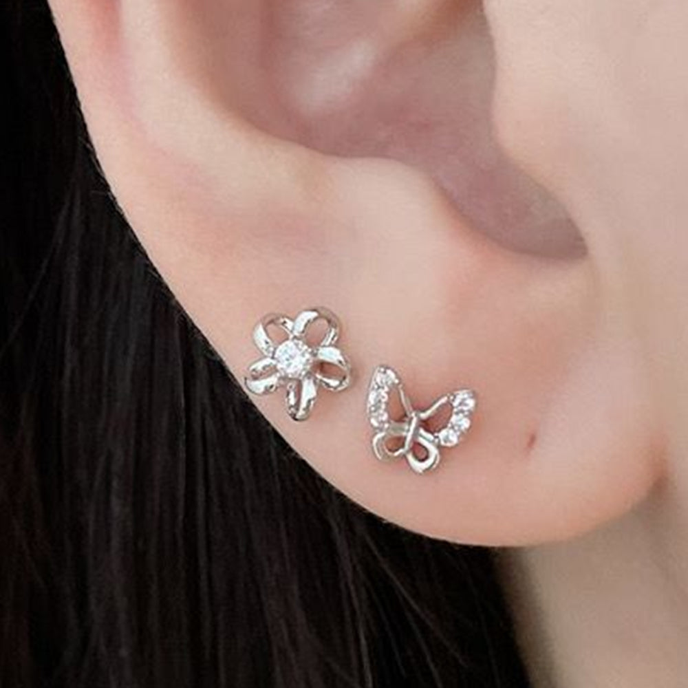 サージカル]キュービック フラワー バタフライ デイリー ボディピアス