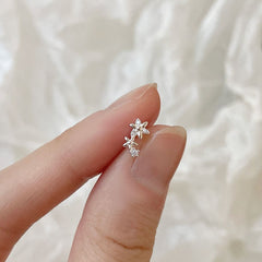 [Surgical] Cubic Flower (2 Colors) 16G Body Piercing Back Piercing Cartilage Piercing 