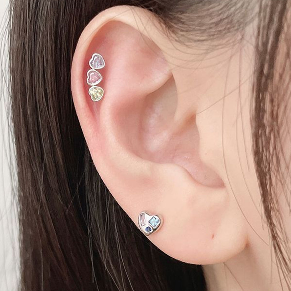 ラブリーハンドメイドピアス(イヤリング)no.415 ハンドメイド