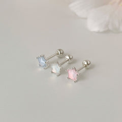 [Surgical] Cubic Flower (2 Colors) 16G Body Piercing Back Piercing Cartilage Piercing 