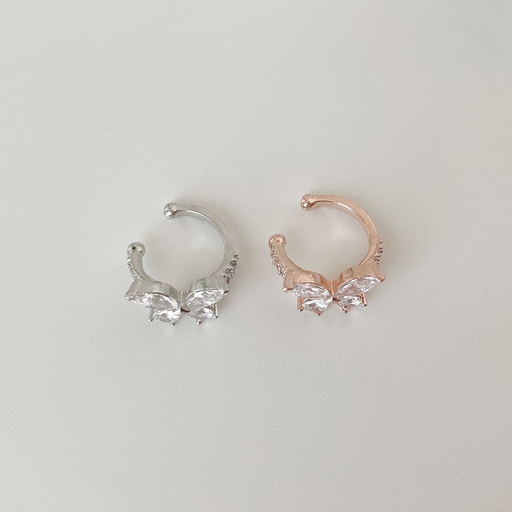 Flower Double Ear Cuff (2 Colors) 