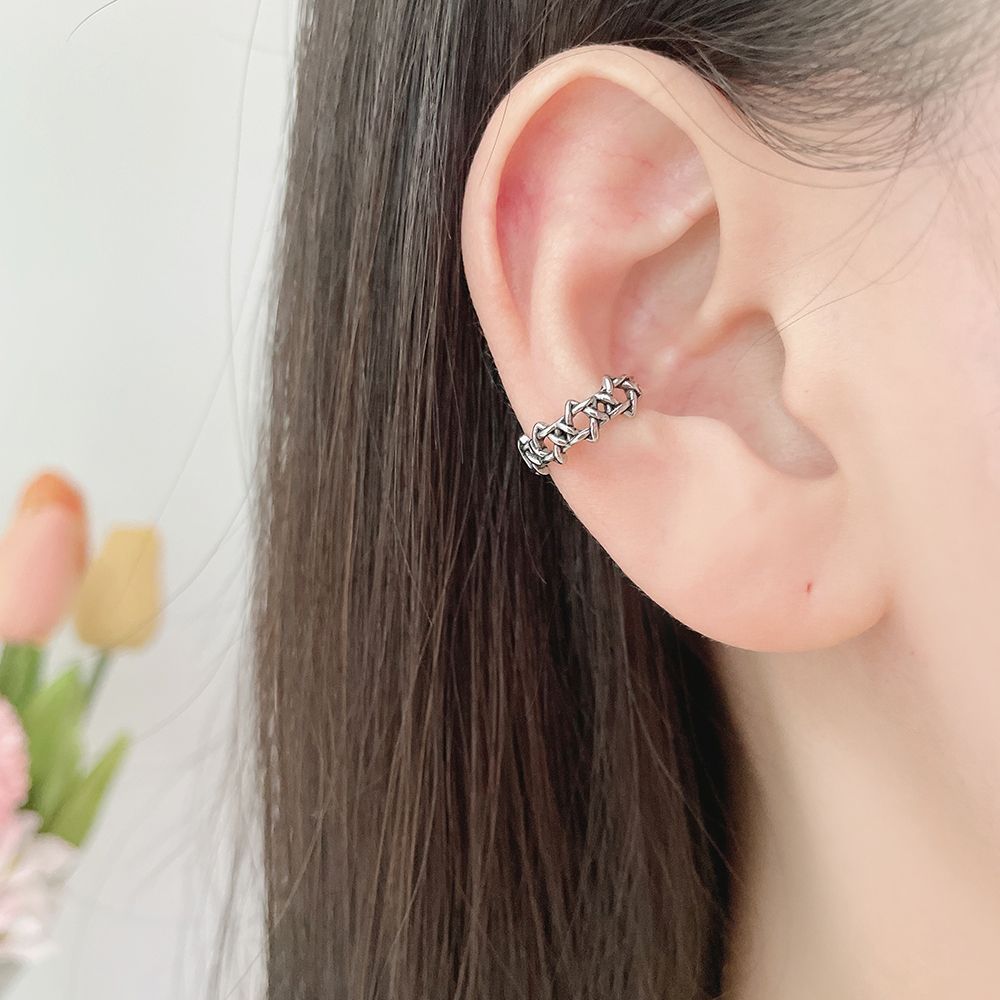 [3-piece set] [Surgical] Green Flower Earrings (2 Colors) Body Piercings, Backs, Piercings, Cartilage Piercings 