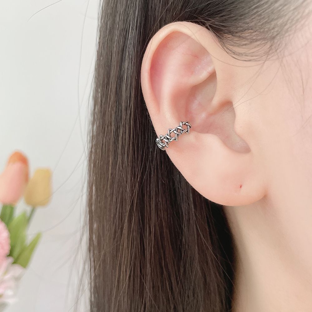[3-piece set] [Surgical] Green Flower Earrings (2 Colors) Body Piercings, Backs, Piercings, Cartilage Piercings 