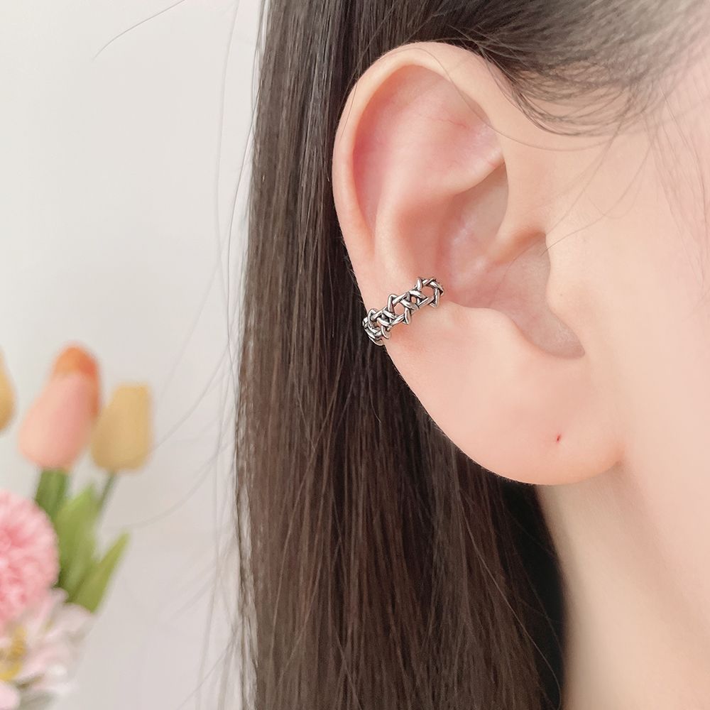 [3-piece set] [Surgical] Green Flower Earrings (2 Colors) Body Piercings, Backs, Piercings, Cartilage Piercings 