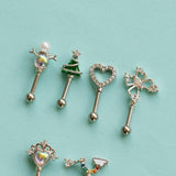 第4弾[16G/14G] かわいい アンテナヘリックス ボディピアス 軟骨ピアス 片耳用 16G 14G コレクション - 4MiLi (フォーミリ)