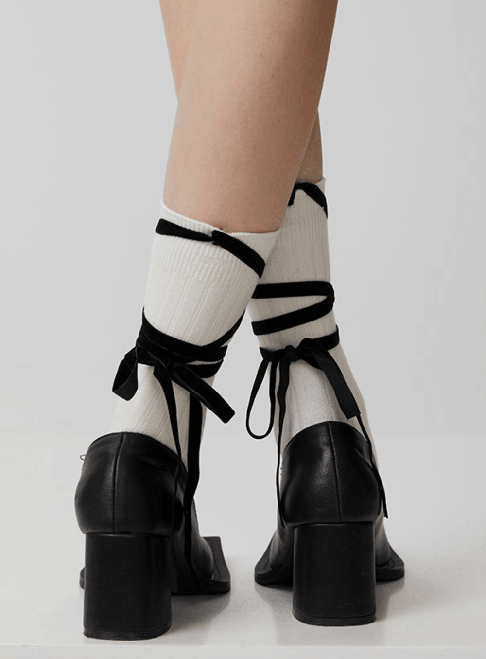 strap socks (2colors) ソックス/靴下 - 4MiLi (フォーミリ)