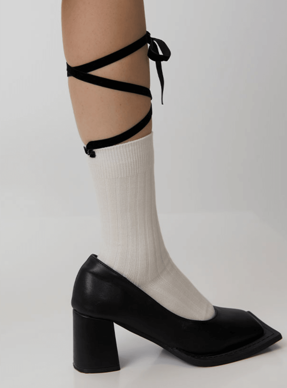 strap socks (2colors) ソックス/靴下 - 4MiLi (フォーミリ)