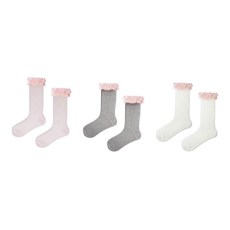 (IVE チャン・ウォニョン 着用) frill socks (10colors) ソックス/靴下 - 4MiLi (フォーミリ)