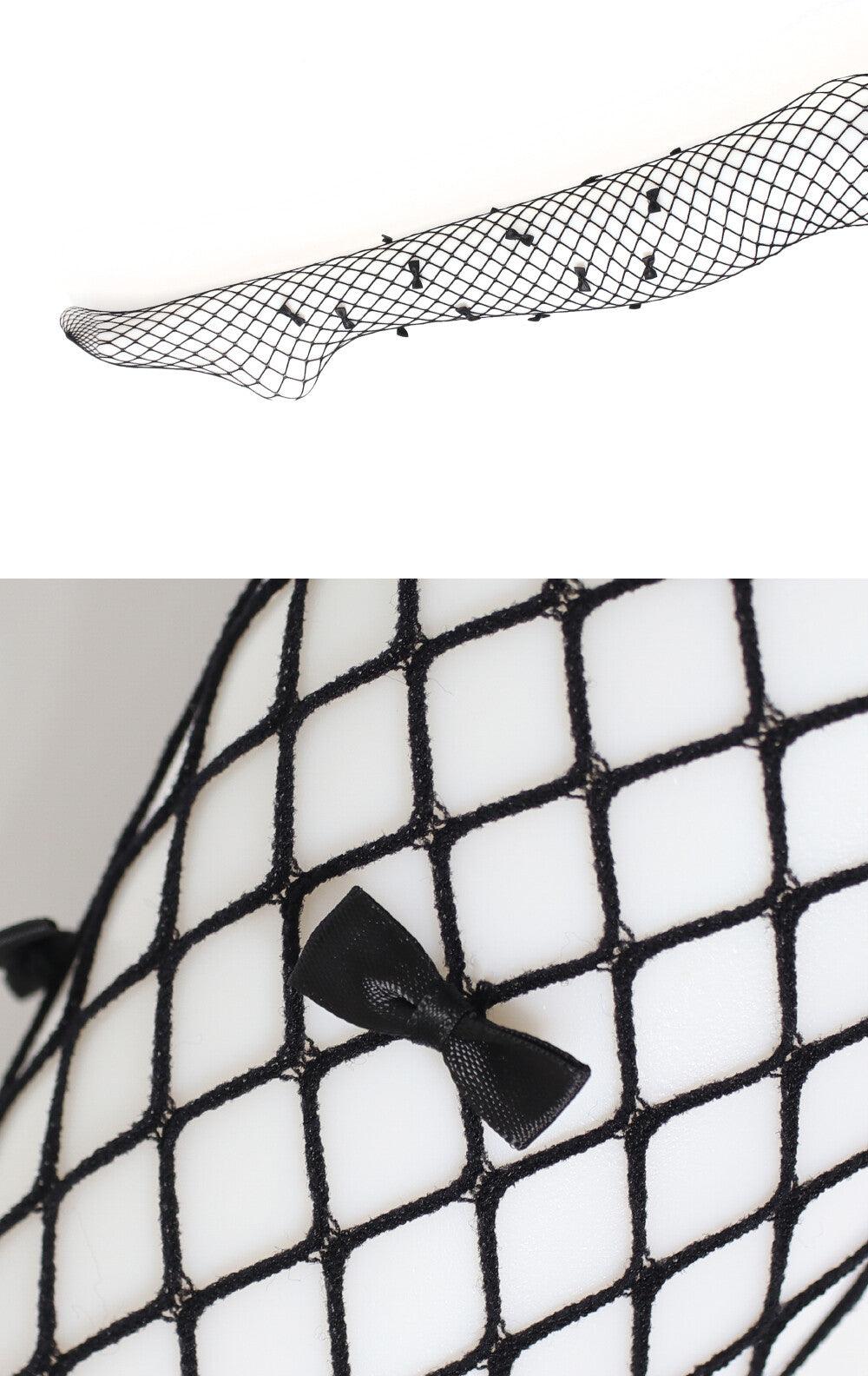 mesh ribbon tights タイツ/ストッキング - 4MiLi (フォーミリ)