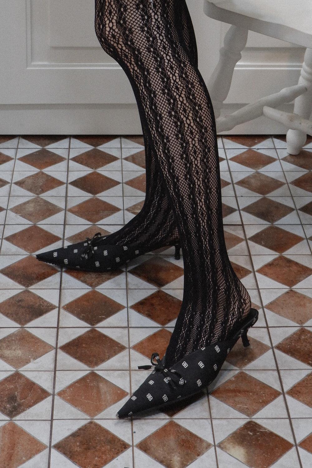 lace mesh stockings (3colors) タイツ/ストッキング - 4MiLi (フォーミリ)