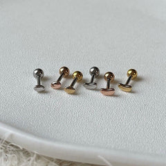 【即納】[サージカル]豆 まめ モチーフ ピアッシング (2type/3color) 16G