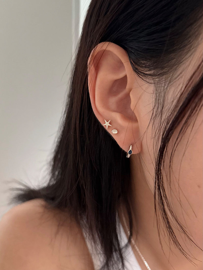 [925 Silver] เจาะ X-Line (2 แบบ) 20G เจาะร่างกาย เจาะหลัง เจาะกระดูกอ่อน 