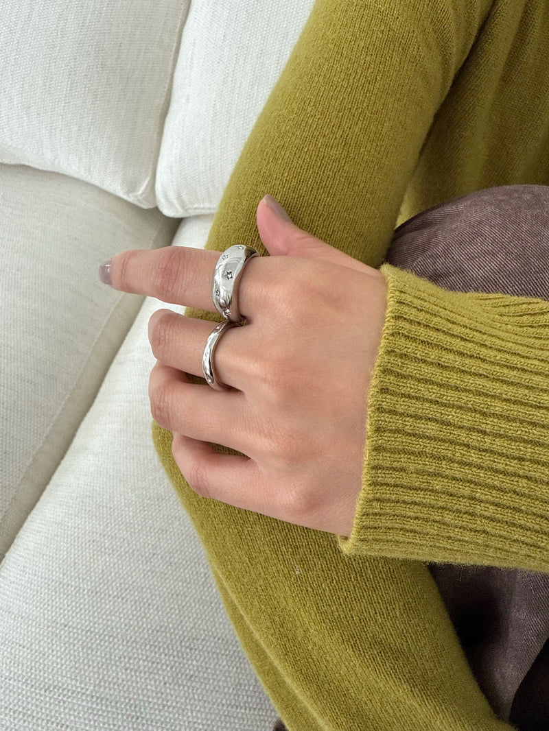 [サージカル] スパークウェーブ リング（2タイプ）マット / ミラー