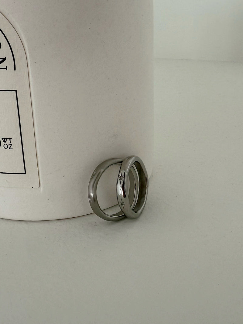 [サージカル] スパークウェーブ リング（2タイプ）マット / ミラー