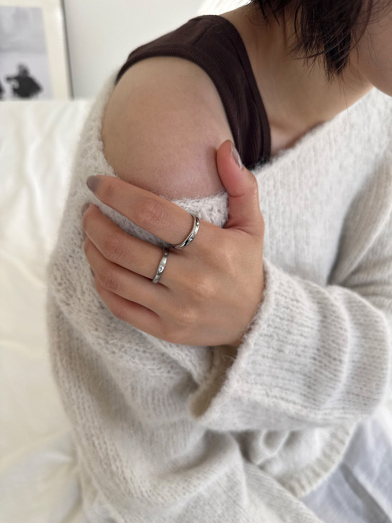 [サージカル] スパークウェーブ リング（2タイプ）マット / ミラー