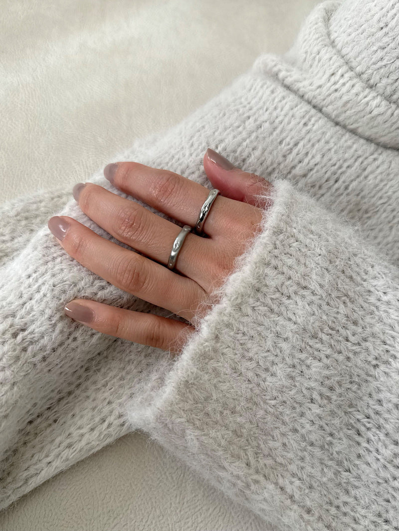 [サージカル] スパークウェーブ リング（2タイプ）マット / ミラー