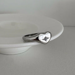 [925 Silver] Triple Cubic Sparkling Ring