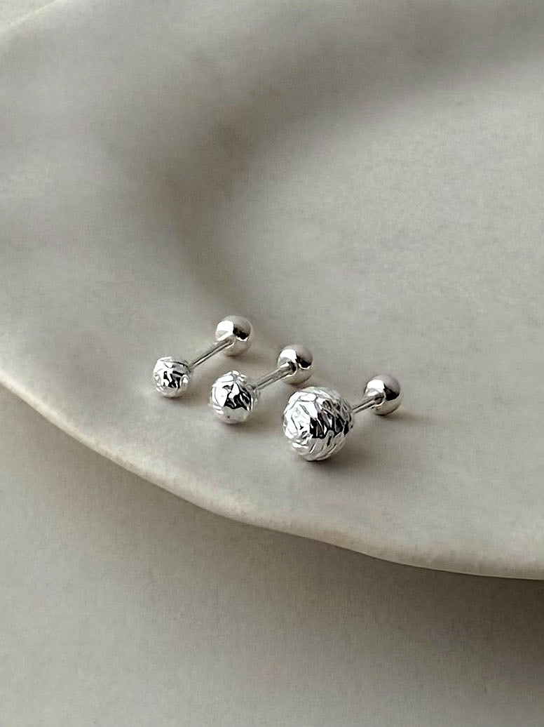 [925 Silver] X-Line Piercing (2 Types) 20G Body Piercing Back Piercing Cartilage Piercing 