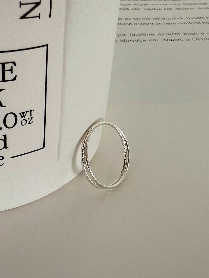 [925 Silver] แหวนทรงลูกบาศก์