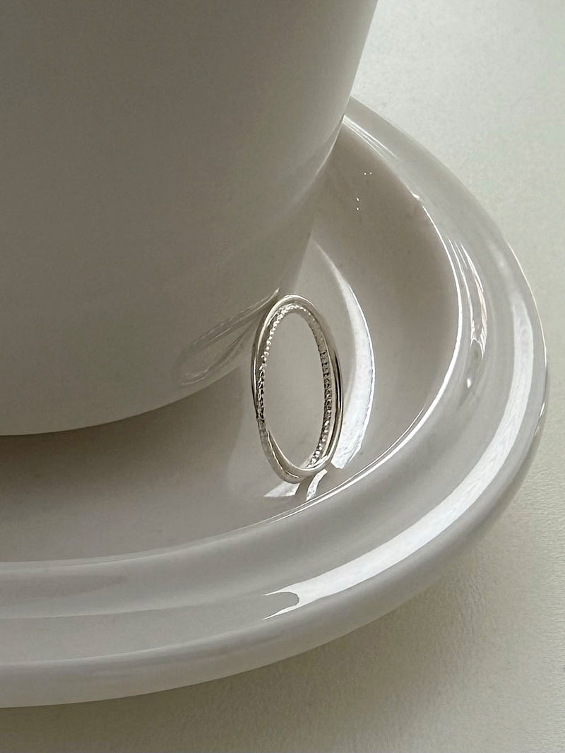 [925 Silver] แหวนทรงลูกบาศก์