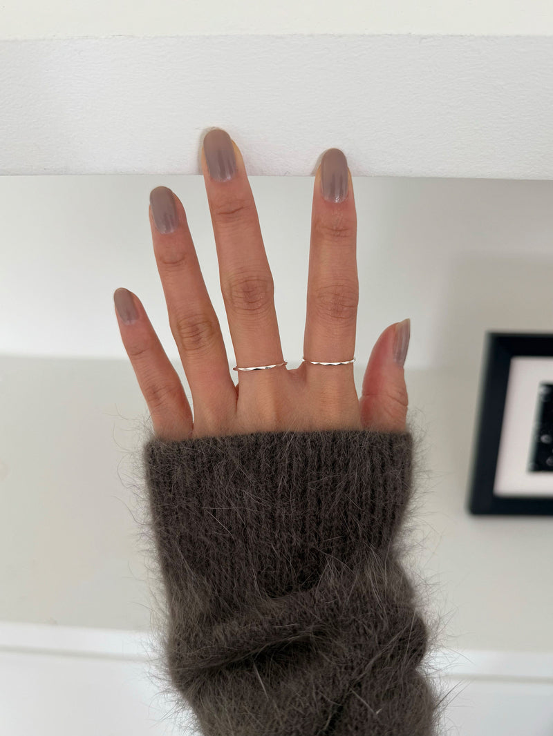 [925 Silver] แหวนทรงลูกบาศก์