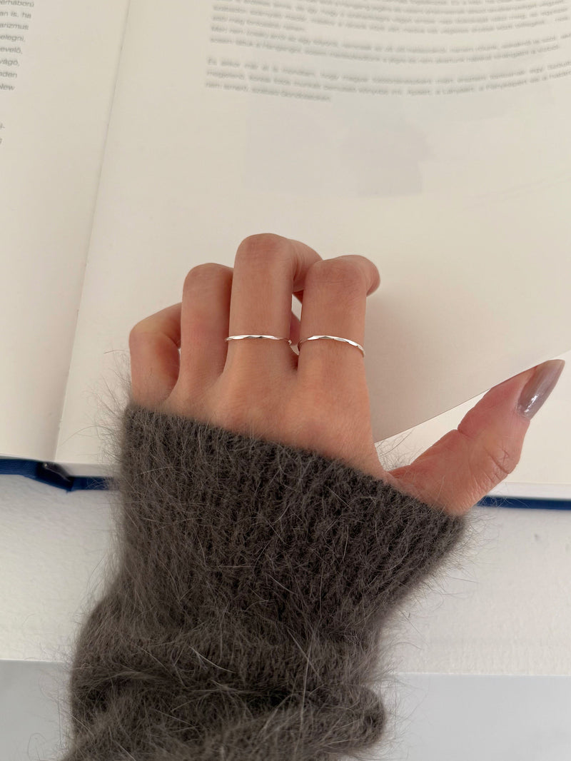 [925 Silver] แหวนทรงลูกบาศก์