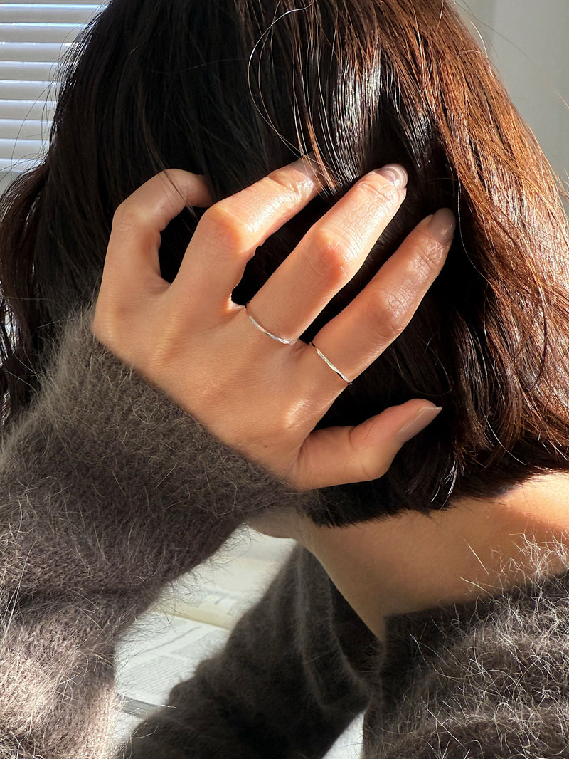 [925 Silver] แหวนทรงลูกบาศก์