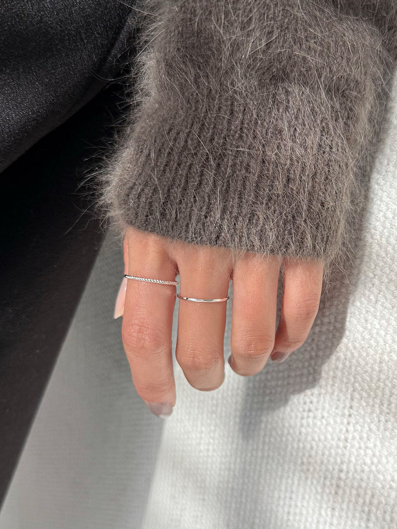 [925 Silver] แหวนทรงลูกบาศก์