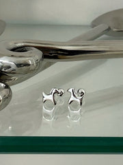 [925 Silver] เจาะ X-Line (2 แบบ) 20G เจาะร่างกาย เจาะหลัง เจาะกระดูกอ่อน 