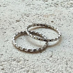 [サージカル]カッティングデザイン シャインリング 金属アレルギー対応 / サージカルステンレス